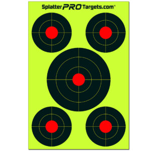 Multi Bullseye Splatter Target – 12 x 18