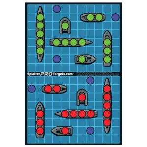 Battleship Splatter Target